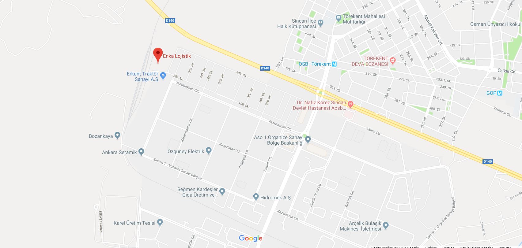Enka Lojistik Artık ASO 1. Organize Sanayi Bölgesi Lojistik Merkezinde